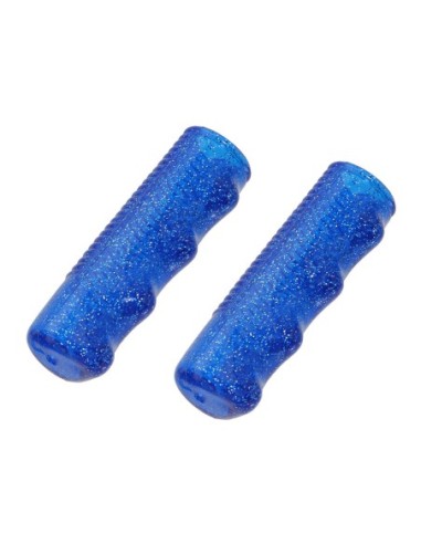 Lowrider Grips 7/8 long 95mm Sparkle/Blue.